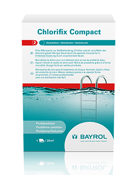 Chlorifix Chlorgranulat, Compakt 1,2kg (3 Beutel)